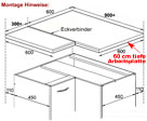 L-Form Set komplett - 12 Schränke  inkl. Arbeitsplatten klein 0
