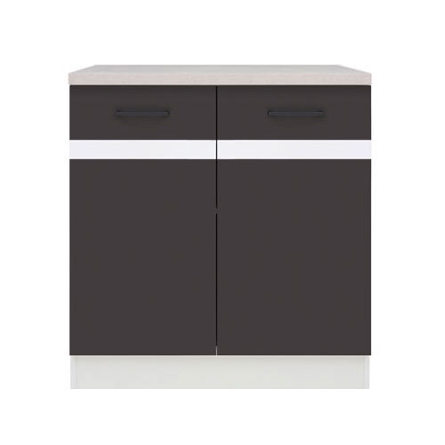 Junona Line Küche ANTHRAZIT GRAU / WEISS D2D/80/82 Junona Line Frontfarbe ANTHRAZIT GRAU / WEISS D2D/80/82