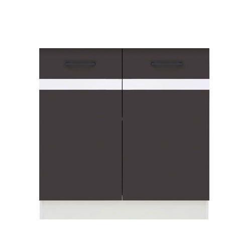 Junona Line Küche ANTHRAZIT GRAU / WEISS DK2D/80/82 Junona Line Frontfarbe ANTHRAZIT GRAU / WEISS DK2D/80/82