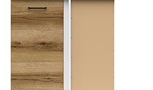 DNW/100/82 EICHE DELANO HELL Junona Line Eckschrank 100 x 60cm klein 1