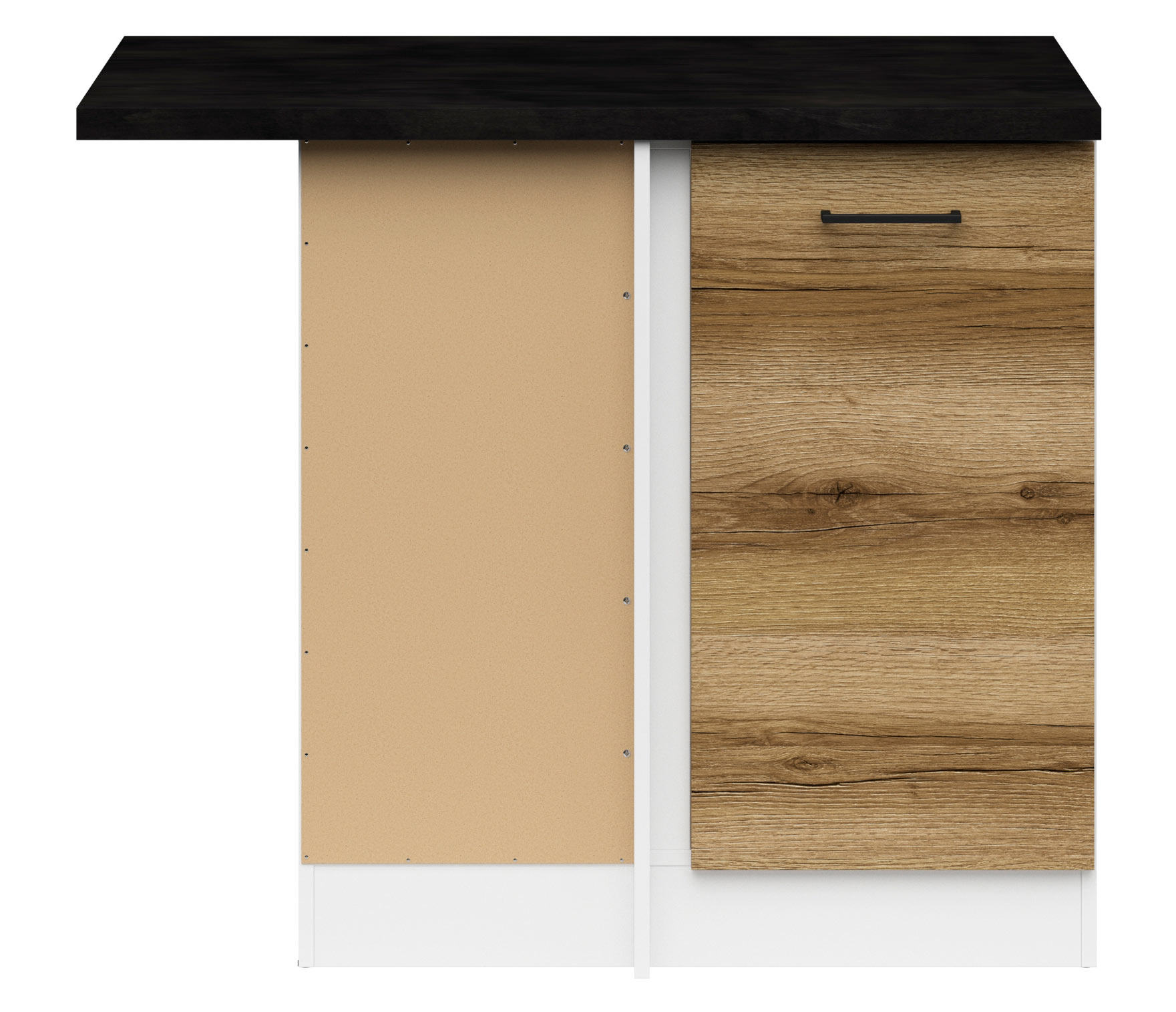 DNW/100/82 EICHE DELANO HELL Junona Line Eckschrank 100 x 60cm gross 3