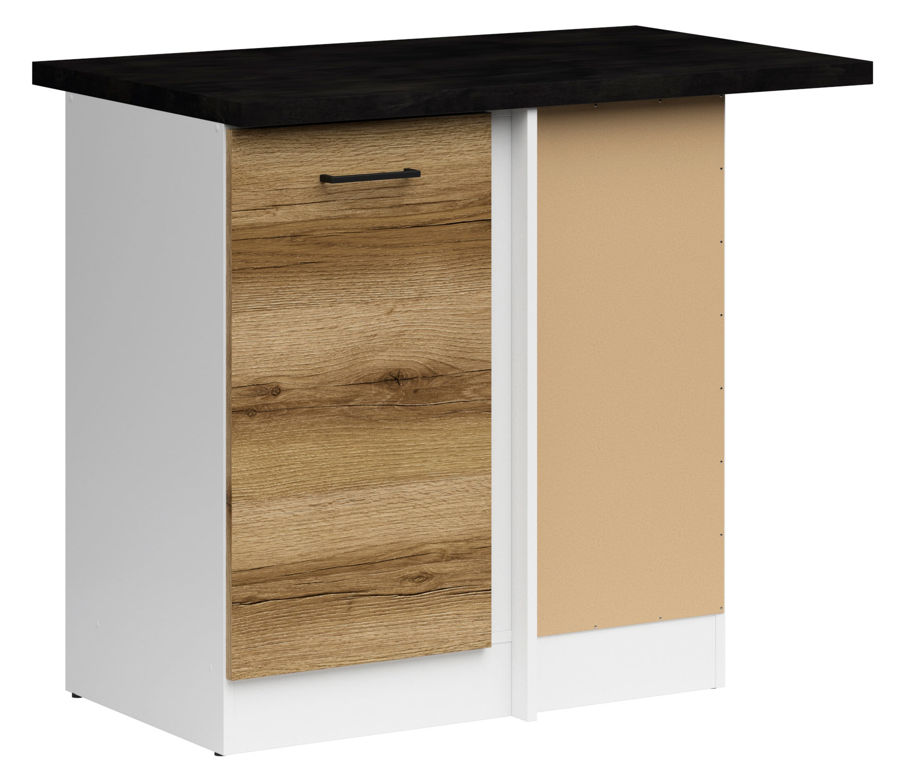 DNW/100/82 EICHE DELANO HELL Junona Line Eckschrank 100 x 60cm gross 0