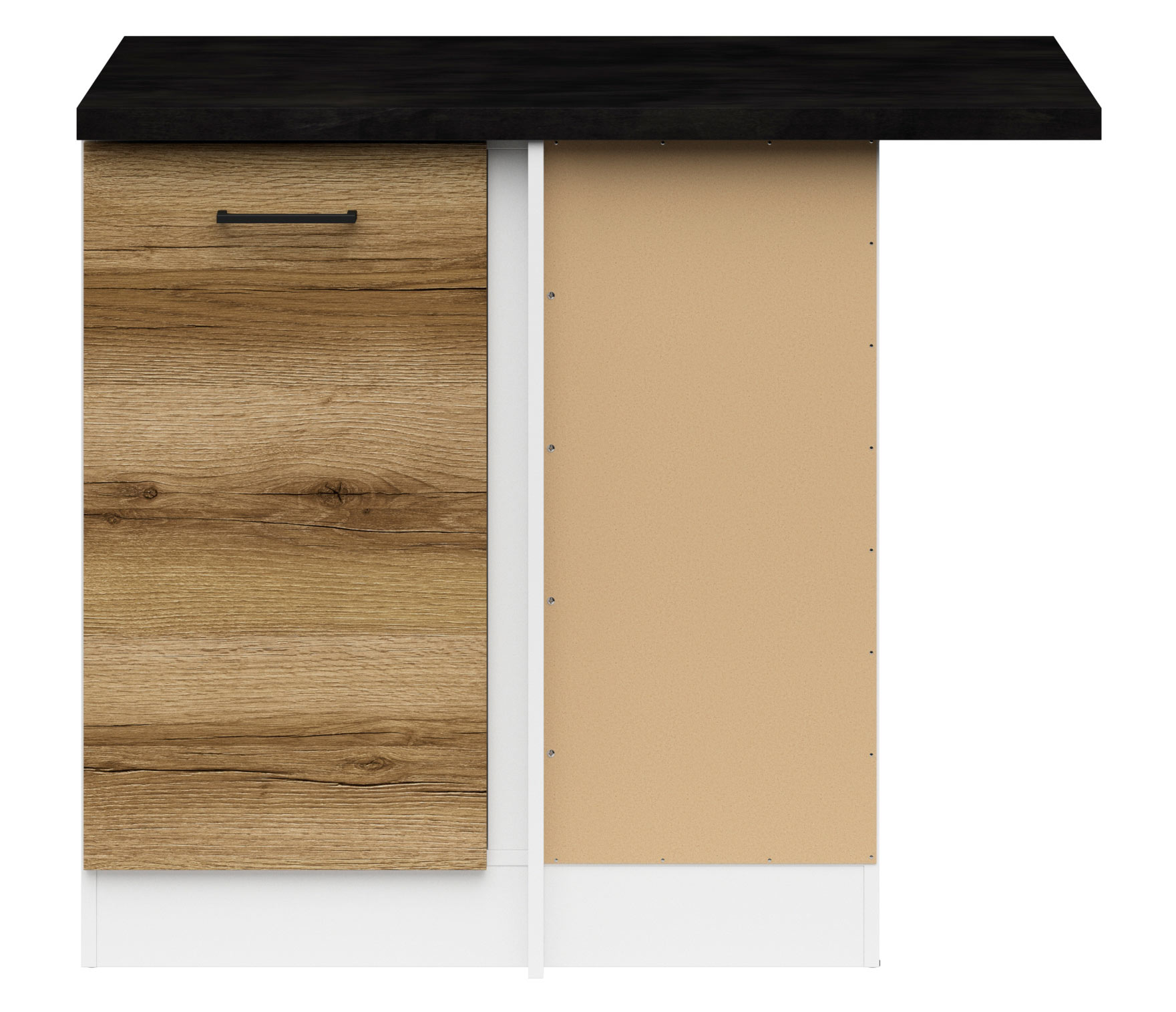 DNW/100/82 EICHE DELANO HELL Junona Line Eckschrank 100 x 60cm gross 1