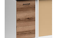 DNW/100/82 EICHE DELANO DUNKEL Junona Line Eckschrank 100 x 60cm klein 2