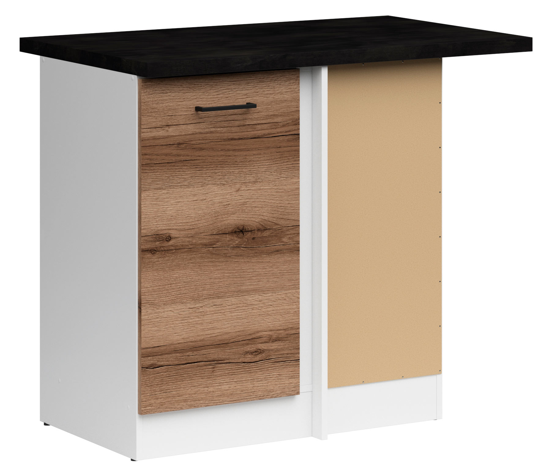 DNW/100/82 EICHE DELANO DUNKEL Junona Line Eckschrank 100 x 60cm gross 2