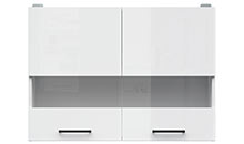 G2W/80/57 WEISS (Front) Junona Line Glasvitrinenschrank klein 2