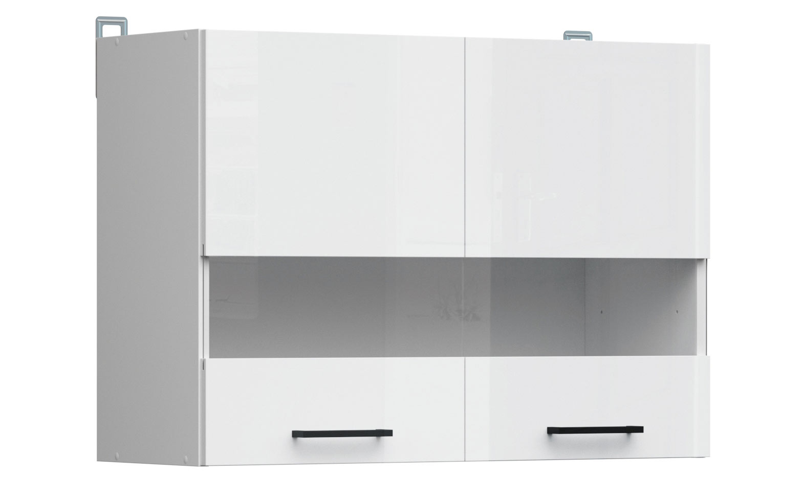 G2W/80/57 WEISS (Front) Junona Line Glasvitrinenschrank gross 0