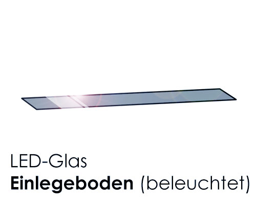 Junona Line Frontfarbe WEISS / EICHE BURLINGTON LED Einlegeboden