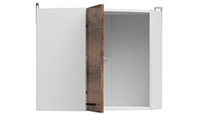 GNWU/57 EICHE DELANO DUNKEL Junona Line Eckhängeschrank klein 0