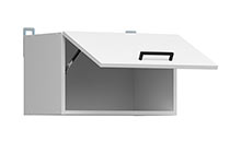 GO/50/30 WEISS (Front) Junona Line Abzugshaubenschrank klein 1