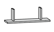 POL/50cm Junona Line Hängeregal Galleriebild Klein