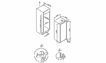 EKS 16164 - Kühlschrank 122cm  Einbaukühlschrank klein 0