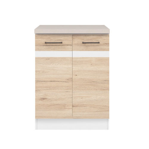 Junona Line Küche SANREMO EICHE D2D/60/82 Junona Line Frontfarbe SANREMO EICHE D2D/60/82