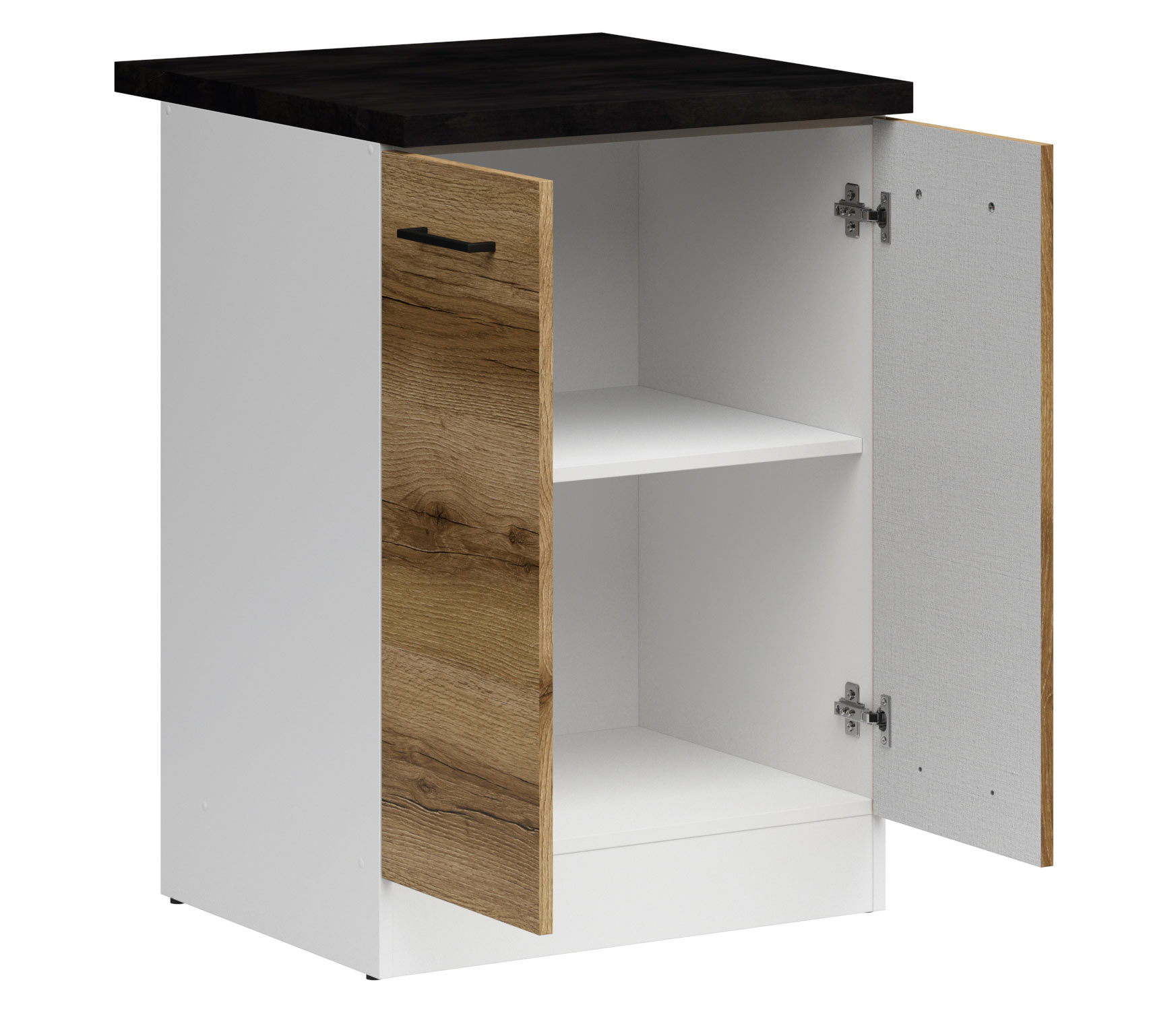 D2D/60/82 EICHE DELANO HELL Junona Line Unterschrank gross 1