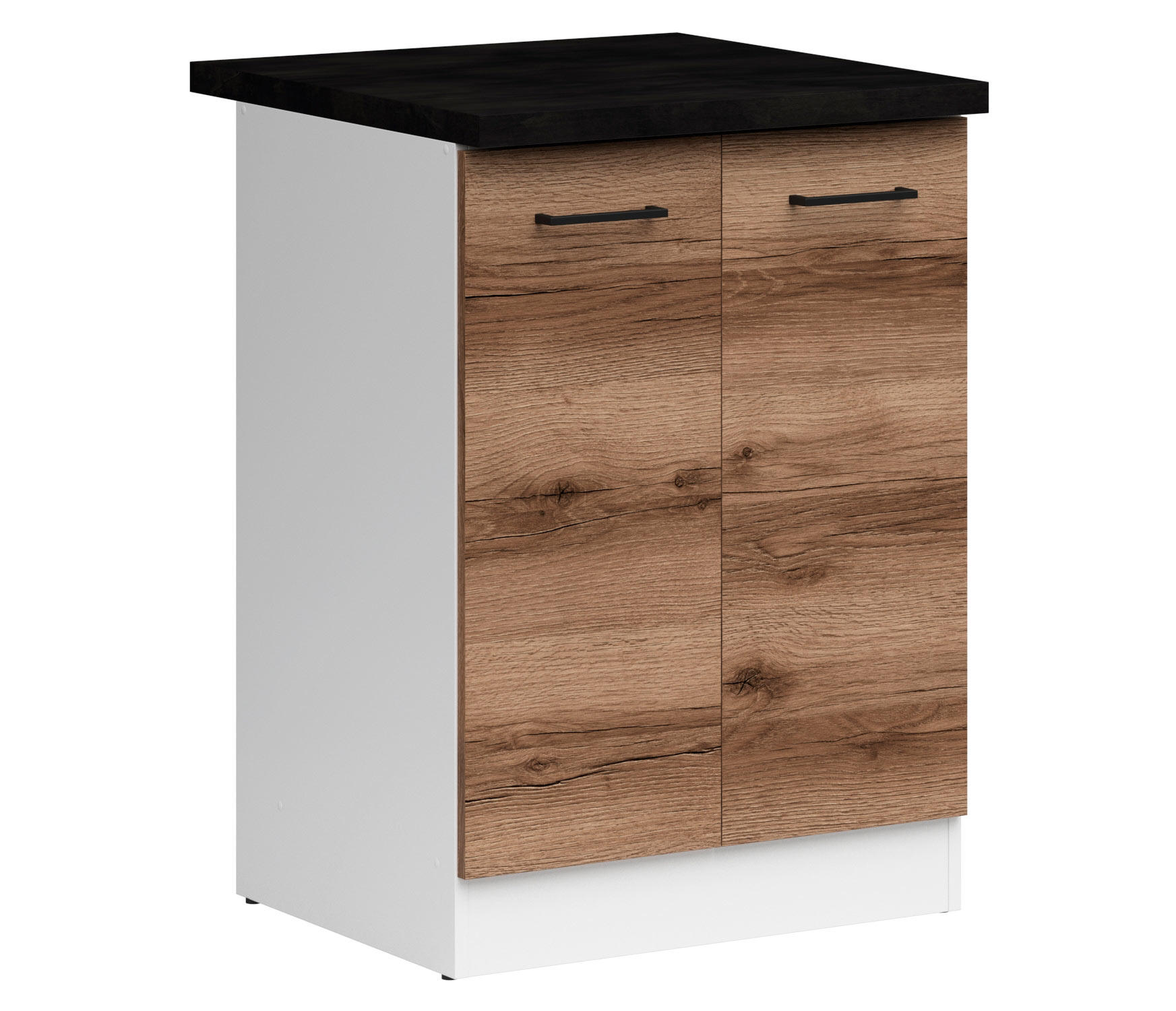 D2D/60/82 EICHE DELANO DUNKEL Junona Line Unterschrank gross 2