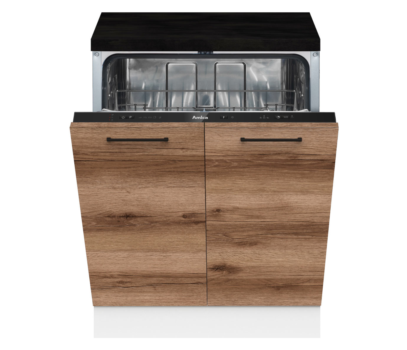 GBS-60 - Vollintegriert - 60cm Breite EICHE DELANO DUNKEL Junona Line Geschirrspülerblende gross 0