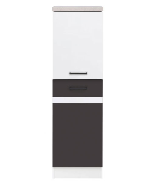 Junona Line Küche ANTHRAZIT GRAU / WEISS VS-40/139-KL Junona Line Frontfarbe ANTHRAZIT GRAU / WEISS VS-40/139-KL
