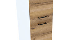 VS-40/139-KL EICHE DELANO HELL Junona Line Vorratsschrank klein 2