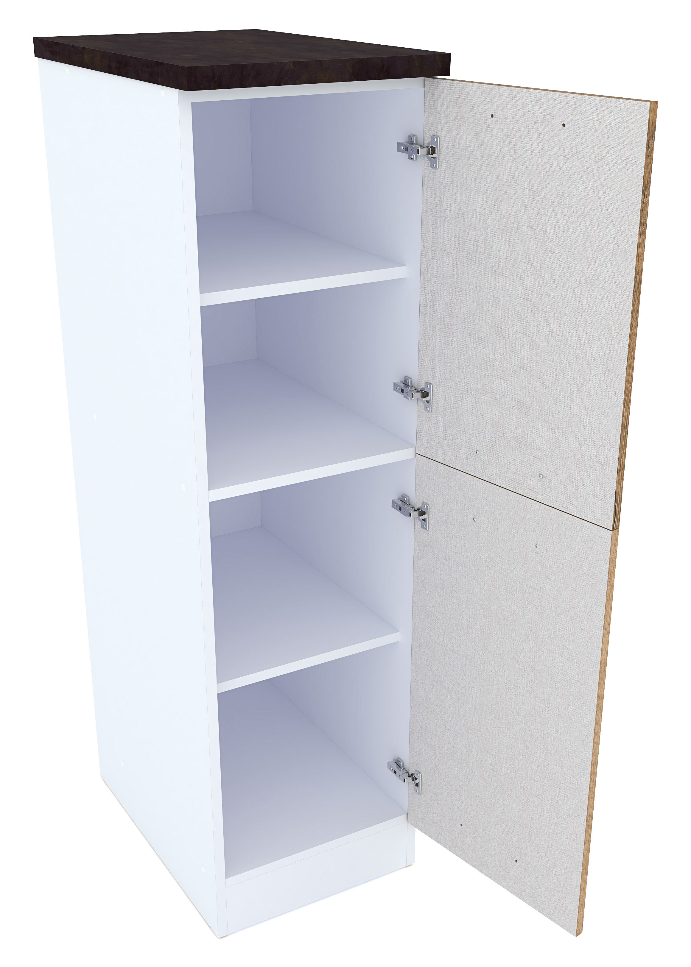 VS-40/139-KL EICHE DELANO HELL Junona Line Vorratsschrank gross 3