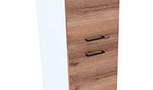 VS-40/139-KL EICHE DELANO DUNKEL Junona Line Vorratsschrank klein 0