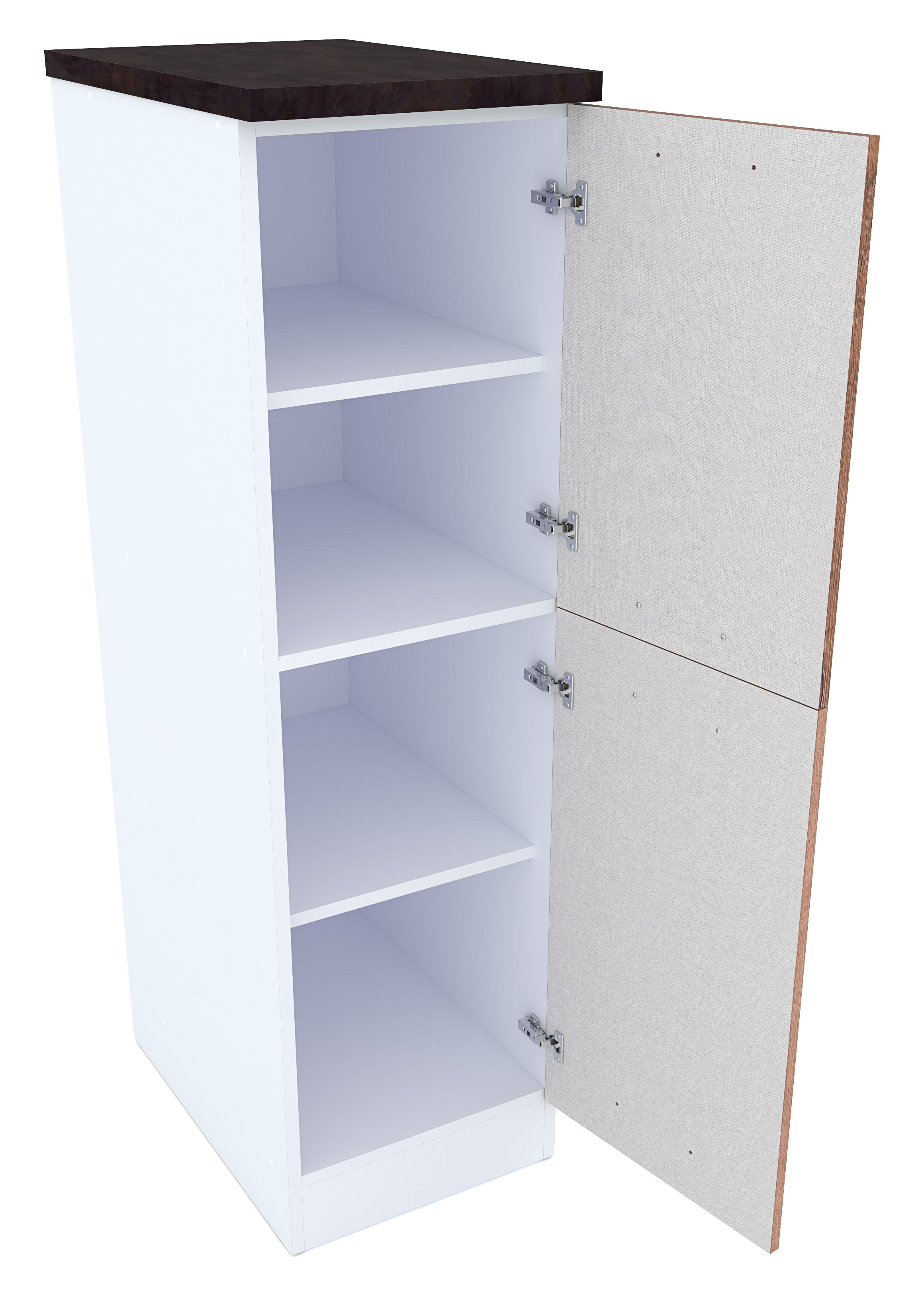 VS-40/139-KL EICHE DELANO DUNKEL Junona Line Vorratsschrank gross 3