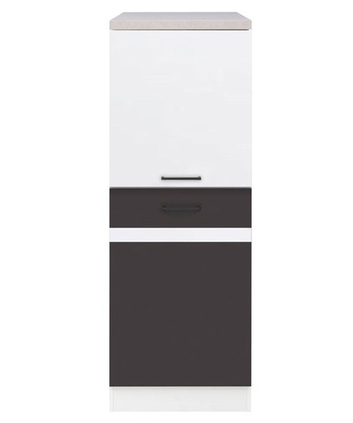 Junona Line Küche ANTHRAZIT GRAU / WEISS VS-50/139-KL Junona Line Frontfarbe ANTHRAZIT GRAU / WEISS VS-50/139-KL