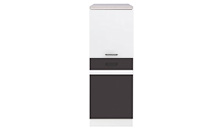 VS-50/139-KL ANTHRAZIT GRAU / WEISS Junona Line Vorratsschrank klein 0