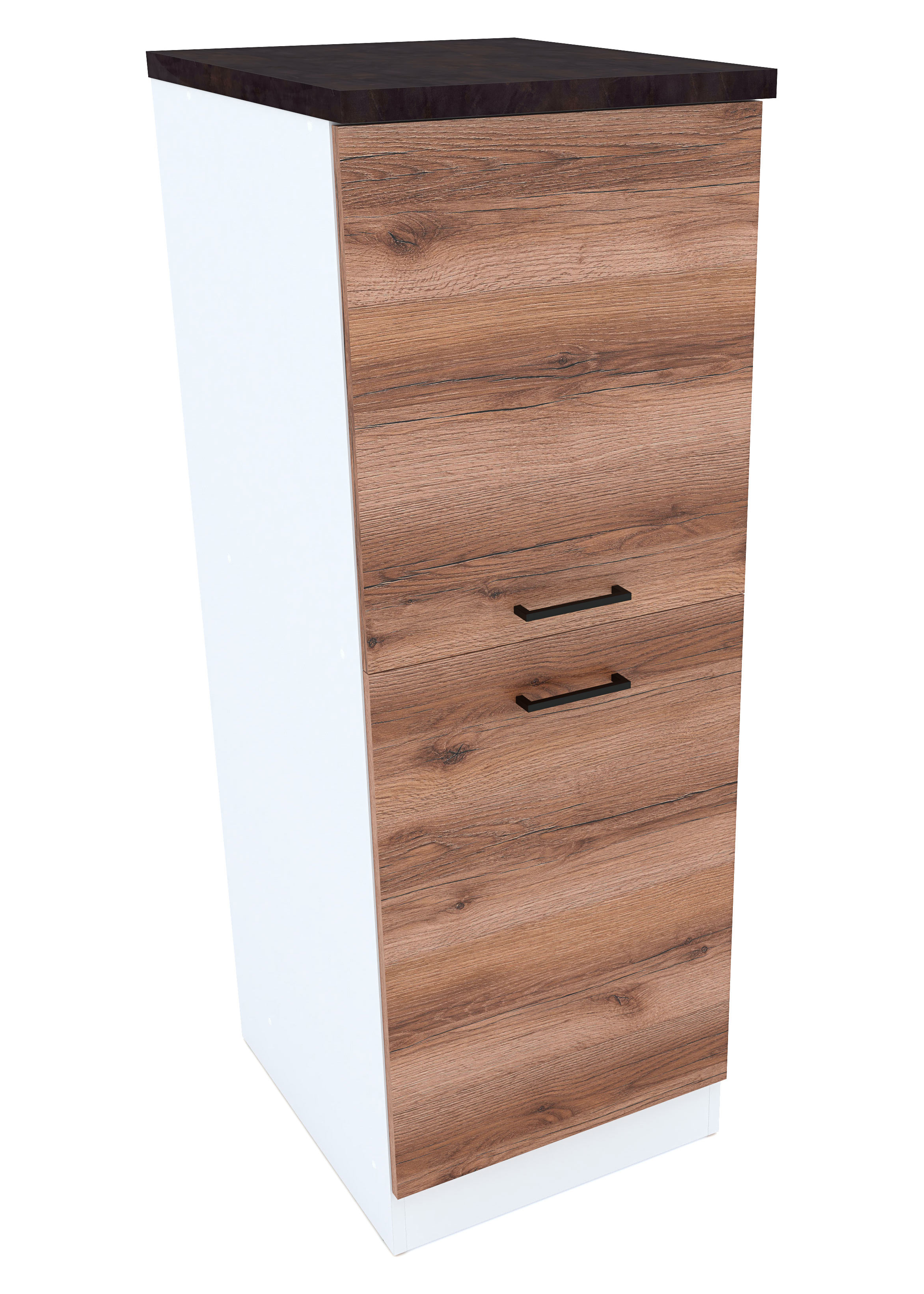 VS-50/139-KL EICHE DELANO DUNKEL Junona Line Vorratsschrank gross 3