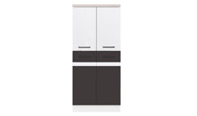 VS-60/139-KL ANTHRAZIT GRAU / WEISS Junona Line Vorratsschrank klein 0