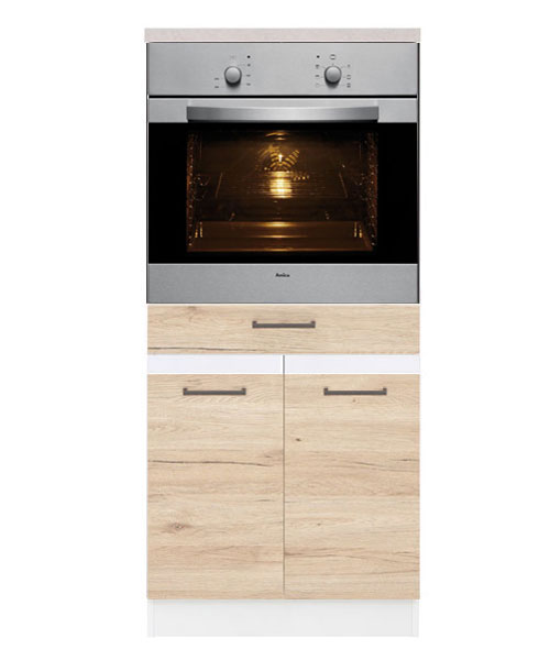 Junona Line Küche SANREMO EICHE HUS-60/139-KL Junona Line Frontfarbe SANREMO EICHE HUS-60/139-KL