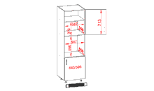 DPS-60/207 Classic Family Line Ofen- und Mikrowellenschrank klein 1