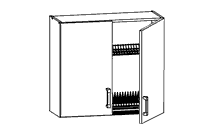 GC-80/72 Modern Family Line Geschirrtrocknerschrank Galleriebild Klein