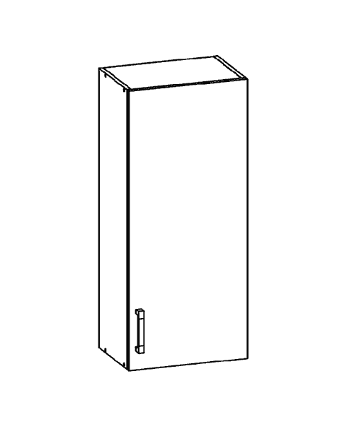 Modern Family Line Frontfarbe (lackiert) SOLE WEISS HOCHGLANZ G-40/95