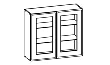 G-80/72-GV SCHWARZ TAL2 inkl. Griff T36 Schwarz Classic Family Line Vitrine Rahmen Schwarz Galleriebild Klein