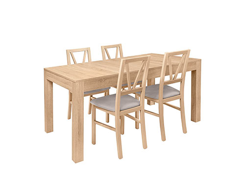 Tische und Stühle Kollektion FILO Set FILO - SONOMA EICHE