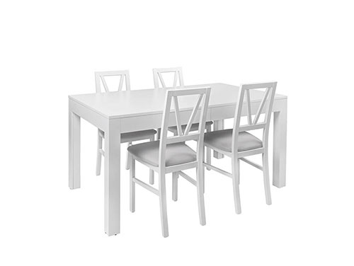 Tische und Stühle Kollektion FILO Set FILO - ALPENWEISS