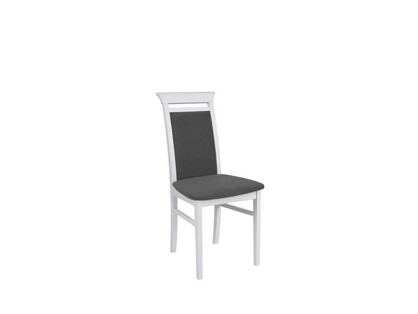 Stuhl IDENT - ALPENWEISS / DARK GREY IDENT Tische und Stühle Echtholz Stuhl Galleriebild Gross