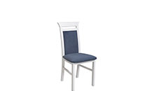 Stuhl IDENT - ALPENWEISS / DARK BLUE IDENT Tische und Stühle Echtholz Stuhl Galleriebild klein