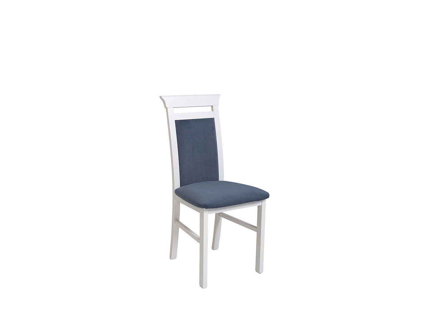 Stuhl IDENT - ALPENWEISS / DARK BLUE IDENT Tische und Stühle Echtholz Stuhl Galleriebild Gross