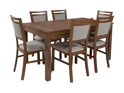 Tische und Stühle Kollektion PATRAS Set PATRAS - EICHE APRIL / SILVER