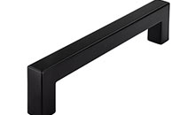 N101 Griff - schwarz (Stahl) Classic Family Line Küchenschrank-Griff Galleriebild Klein