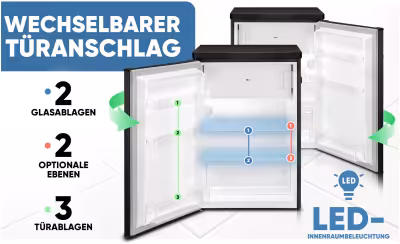 KS 7251 - Kühlschrank 85cm Junona Line Standgerät mit Gefrierfach klein 0
