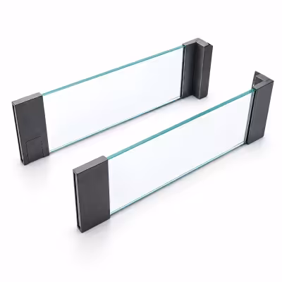 Glas-Seitenpaneel Anthrazit 450 mm Modern Family Line für Family-Line klein 1