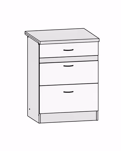 Junona Line Frontfarbe EICHE BERNSTEIN D3S/60/82