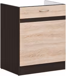 DK1D/60/82 EICHE SONOMA Junona Line Spülenunterschrank klein 2