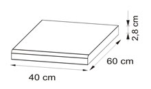 Küche 40cm Arbeitsplatte Pietra Beige 40cm Arbeitsplatte Pietra Beige