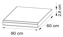 Küche 90cm Arbeitsplatte Pietra Beige 90cm Arbeitsplatte Pietra Beige