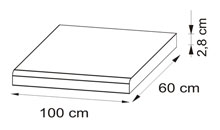 Küche 1m Arbeitsplatte Pietra Beige 1m Arbeitsplatte Pietra Beige