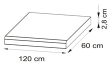 Küche 1,2m Arbeitsplatte Pietra Beige 1,2m Arbeitsplatte Pietra Beige