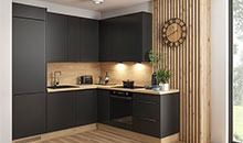Frontfarbe SOLE Schwarz Matt